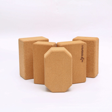 eco-friendly cork yoga block wholesale natural cork block